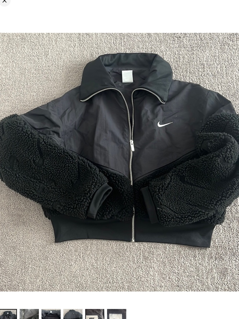 Nike Sherpa Crop Jacket
